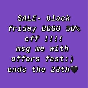 BOGO 50% OFF !! 🖤